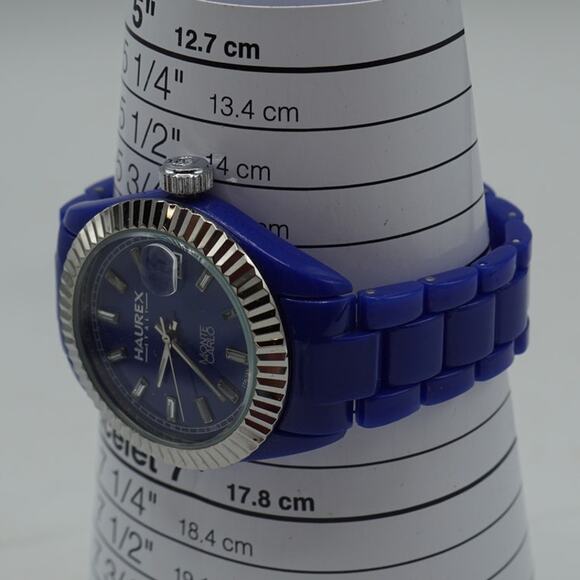 Haurex Italy Women's Monte Carlo Double Crystal Bezel Ring Watch - Picture 6 of 6